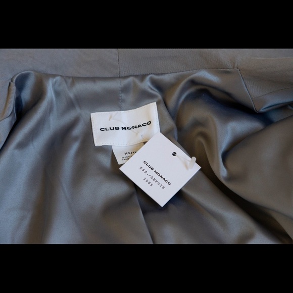 ❗️SOLD❗️Club Monaco Hanne Trench Coat Shadow Grey - Picture 6 of 7